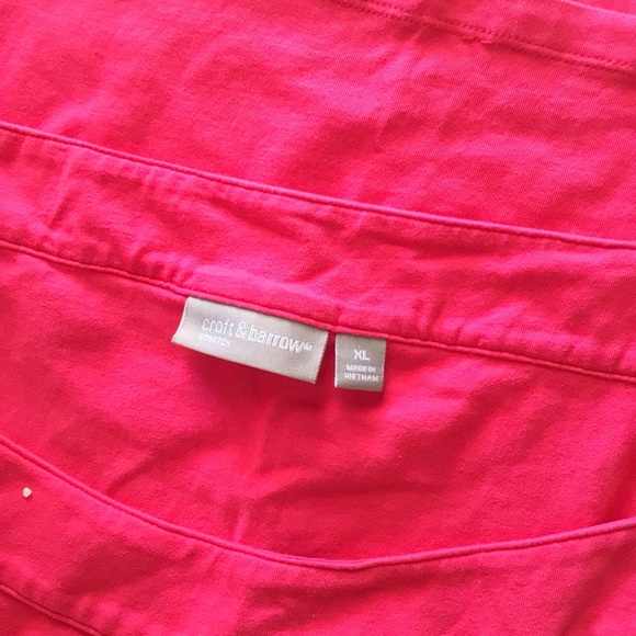 croft & barrow Red Tank Top - Picture 3 of 3